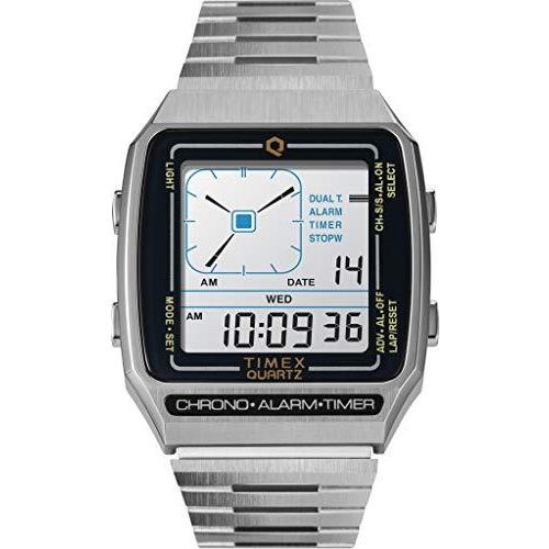 腕時計 タイメックス レディース TW2U72400ZV Timex Men's Q LCA Reissue 32.5 Watch Quartz｜maniacs-shop