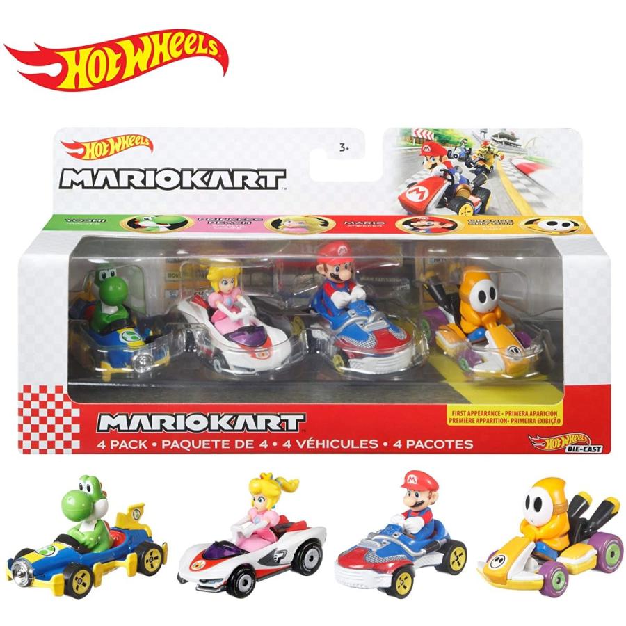 ホットウィール マリオカート　4パック　　3箱まとめ売り　バラ売り不可 ホットウィール マリオカート 4パック 3箱まとめ売り バラ売り
