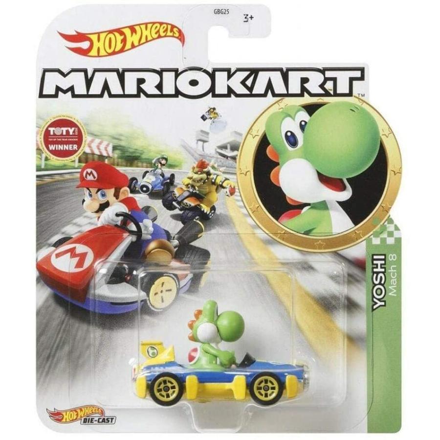 ホットウィール Hot Wheels マリオカート ヨッシー マッハ8 MARIO KART ビークル ミニカー_2