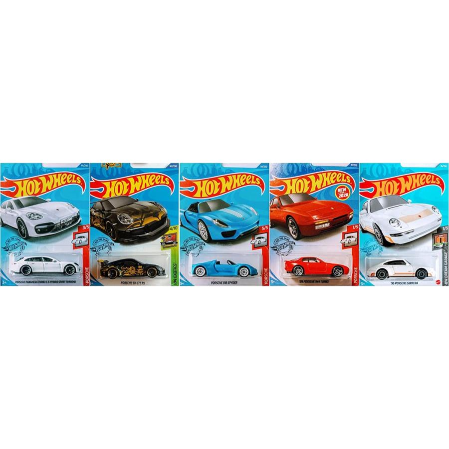 ホットウィール マテル ミニカー L2593 Hot Wheels Porsche 5 Car Bundle Set Version 1