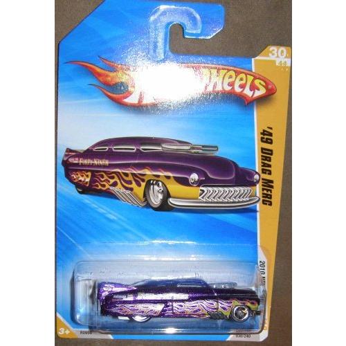 ホットウィール マテル ミニカー 1 2010 HOT WHEELS 030/240 NEW MODELS 30/44 PURPLE WITH FLAMES '49