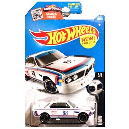 ホットウィール マテル ミニカー DHP29 Hot Wheels 2016 BMW Series 1973 BMW 3.0 CSL Race Car White ゲーム、おもちゃ-乗り物、ミニチュア-おもちゃ