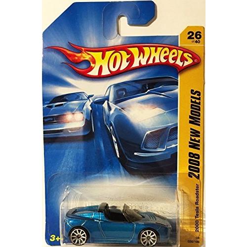 ホットウィール Hot Wheels 2008テスラ ロードスター 2008ニューモデル 26/40 026/196 Tesla ビークル ミニ