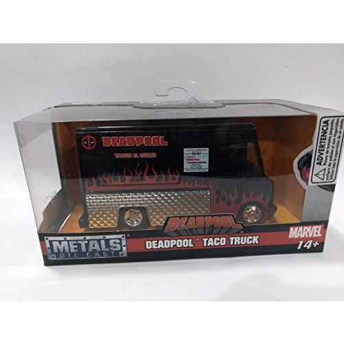 ジャダトイズ ミニカー ダイキャスト 30864 Jada Deadpool Taco Truck Black Marvel Series 1/32 Die