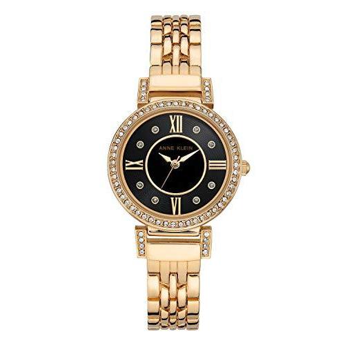 腕時計 アンクライン レディース AK/2928BKGB Anne Klein Women's Premium Crystal Accented Bracelet