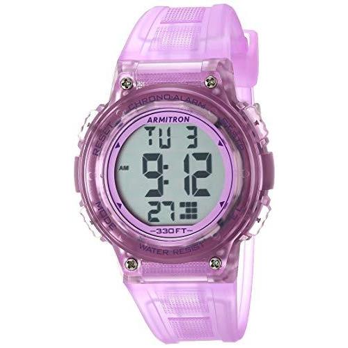 腕時計 アーミトロン レディース 45/7086TPR Armitron Sport Women's 45/7086TPR Digital Chronograph