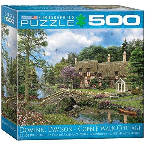 ジグソーパズル 海外製 アメリカ EG85000457 Cobble Walk Cottage by Dominic Davidson Puzzle, 500-Pi