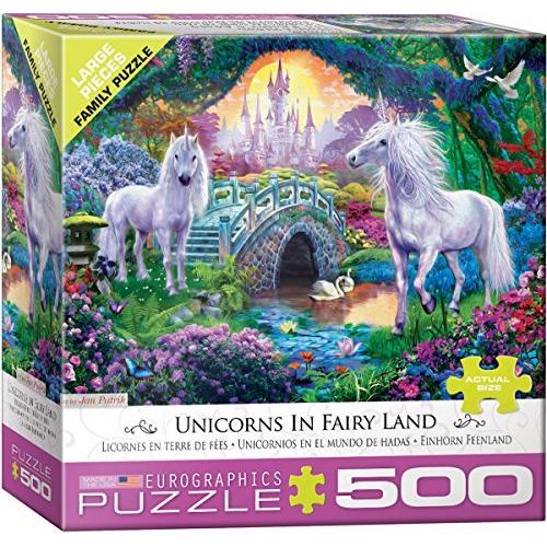 ジグソーパズル 海外製 アメリカ 8500-5363 EuroGraphics (EURHR Unicorn Fairy Land 500Piece Puzzle