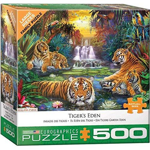 ジグソーパズル 海外製 アメリカ 8500-5457 Tiger's Eden Puzzle