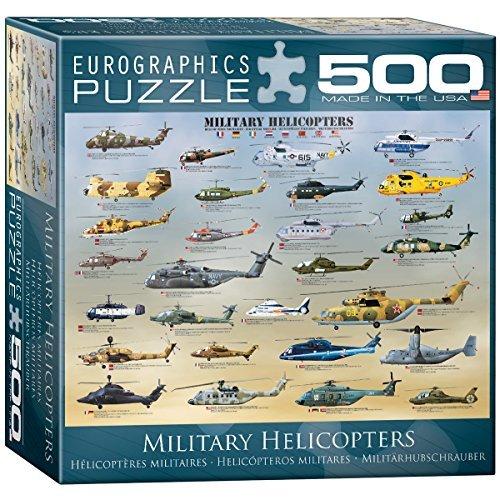 ジグソーパズル 海外製 アメリカ 50889 EuroGraphics Military Helicopters Puzzle, 500-Piece