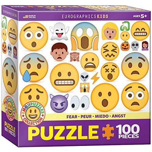 ジグソーパズル 海外製 アメリカ 6100-0869 EuroGraphics Fear Emoji (100 Piece) Puzzle
