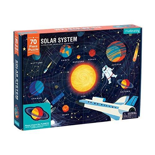 ジグソーパズル 海外製 アメリカ 9780735351950 Mudpuppy Solar System ? 70 Piece Jigsaw Puzzle wi