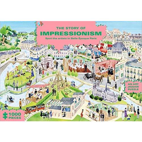 ジグソーパズル 海外製 アメリカ 9781786273215 Laurence King The Story of Impressionism 1000 Piece