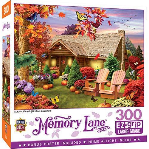ジグソーパズル 海外製 アメリカ 32039 Masterpieces 300 Piece EZ Grip Jigsaw Puzzle - Autumn Warmt