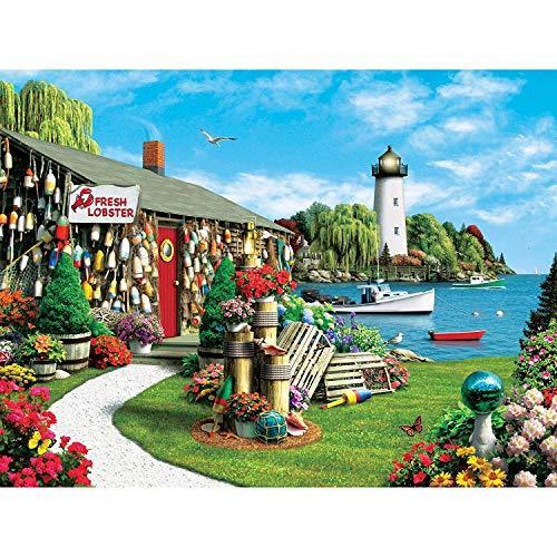 ジグソーパズル 海外製 アメリカ 31543 MasterPieces 300 Piece EZ Grip Jigsaw Puzzle - Lobster Bay