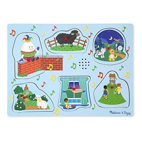 ジグソーパズル 海外製 アメリカ 737 Melissa & Doug Nursery Rhymes 2 - Sound Puzzle