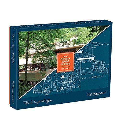 ジグソーパズル 海外製 アメリカ 9780735349605 Galison Frank Lloyd Wright Fallingwater 2 Sided 500
