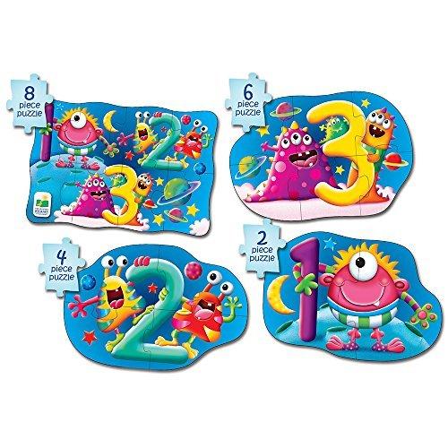 ジグソーパズル 海外製 アメリカ 630143 The Learning Journey My First 4-in-A-Box Puzzle - 123 - Pu