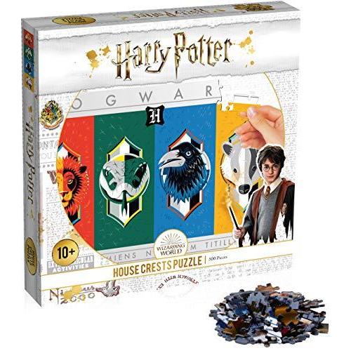 ジグソーパズル 海外製 アメリカ WM00369-ML1-6 Top Puzzles Harry Potter House Crests 500 piece Jig