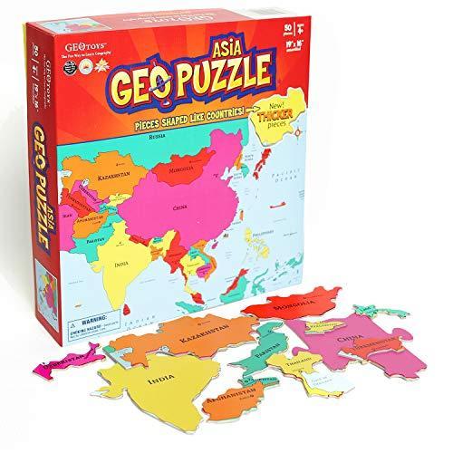 ジグソーパズル 海外製 アメリカ GEO102 GeoToys ? GeoPuzzle Asia ? Educational Kid Toys for Bo