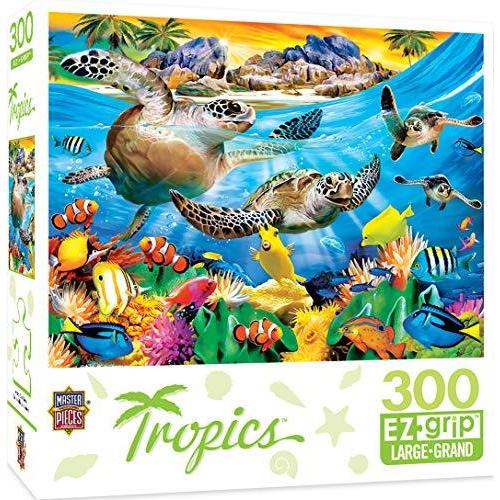 ジグソーパズル 海外製 アメリカ 31924 MasterPieces 300 Piece EZ Grip Jigsaw Puzzle - Breaking Wav