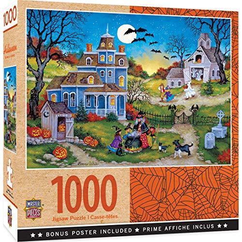 ジグソーパズル 海外製 アメリカ 71823 MasterPieces 1000 Piece Halloween Jigsaw Puzzle - Three Lit