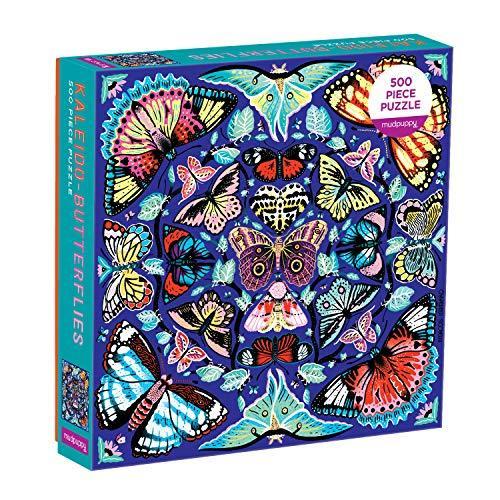 ジグソーパズル 海外製 アメリカ 9780735362345 Mudpuppy Kaleido-Butterflies Jigsaw Puzzle， 500 Pie