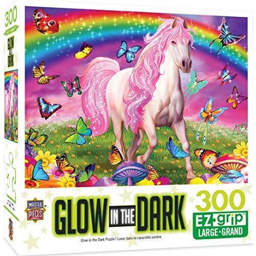 ジグソーパズル 海外製 アメリカ 32003 Masterpieces 300 Piece EZ Grip Glow in The Dark Jigsaw Puzz