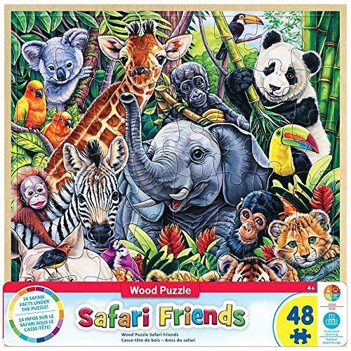 ジグソーパズル 海外製 アメリカ 11554 Masterpieces 48 Piece Fun Facts Jigsaw Puzzle for Kids - Sa