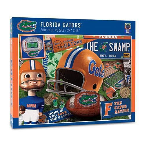 ジグソーパズル 海外製 アメリカ 0950059 YouTheFan NCAA Florida Gators Retro Series Puzzle - 500 P