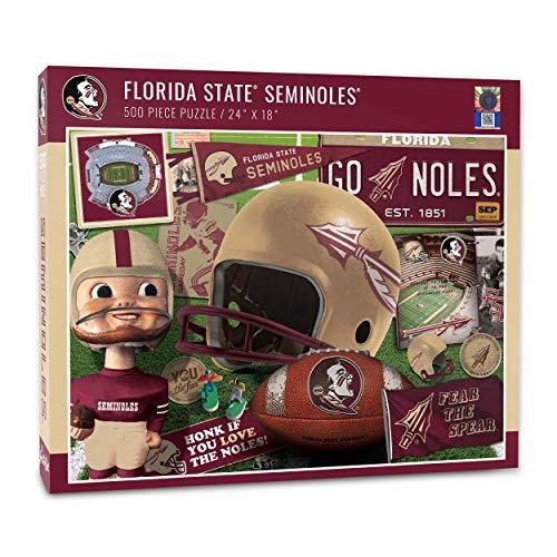 ジグソーパズル 海外製 アメリカ 0950202 YouTheFan NCAA Florida St Seminoles Retro Series Puzzle -