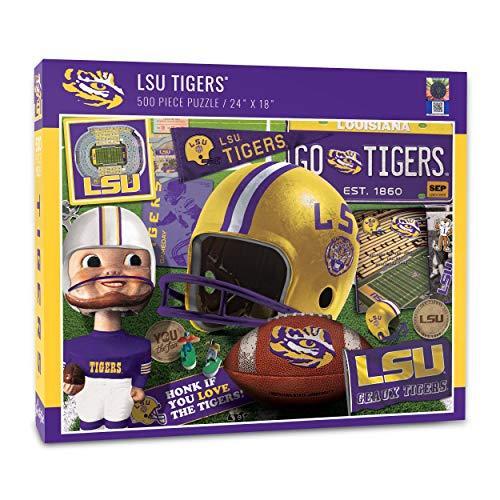 ジグソーパズル 海外製 アメリカ 0950134 YouTheFan NCAA LSU Tigers Retro Series Puzzle - 500 Piece