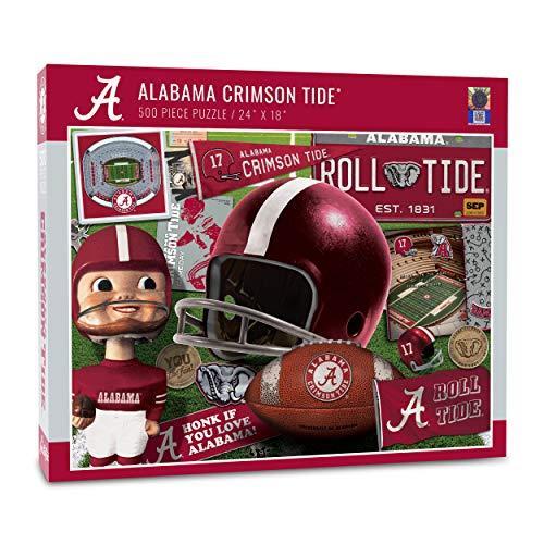 ジグソーパズル 海外製 アメリカ 0950066 YouTheFan NCAA Alabama Crimson Tide Retro Series Puzzle -