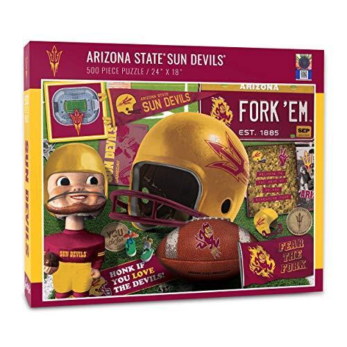 ジグソーパズル 海外製 アメリカ 0950103 YouTheFan NCAA Arizona State Sun Devils Retro Series Puzz