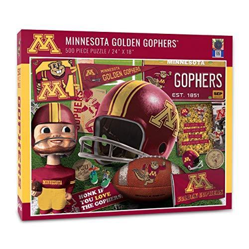 ジグソーパズル 海外製 アメリカ 0950400 YouTheFan NCAA Minnesota Golden Gophers Retro Series Puzz