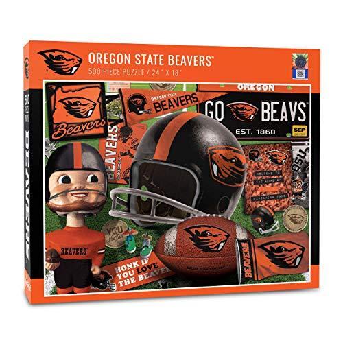 ジグソーパズル 海外製 アメリカ 0954880 YouTheFan NCAA Oregon State Retro Series Puzzle - 500 Pie