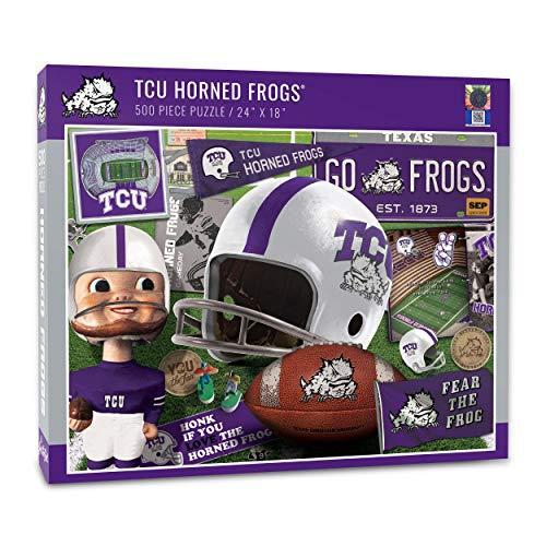 ジグソーパズル 海外製 アメリカ 0950493 YouTheFan NCAA TCU Horned Frogs Retro Series Puzzle - 500