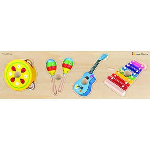 ジグソーパズル 海外製 アメリカ 7251552 Doron Layeled by Edushape Giant Wooden Baby Puzzle Toy， M