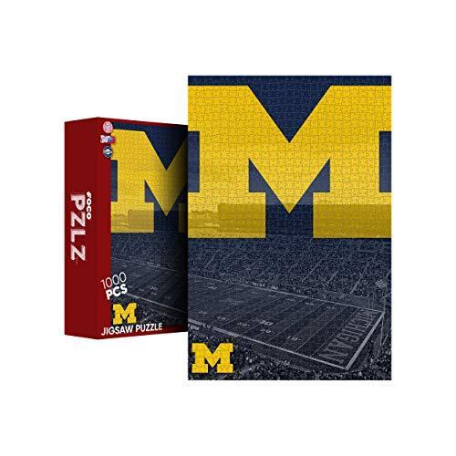 ジグソーパズル 海外製 アメリカ PZLZNCJG1000ST FOCO Michigan Wolverines NCAA Michigan Stadium 100