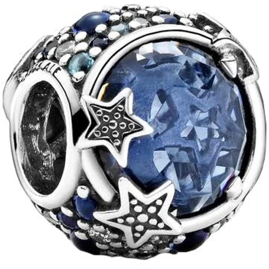パンドラ ブレスレット チャーム 799209C01 PANDORA Celestial Blue Sparkling Stars Charm