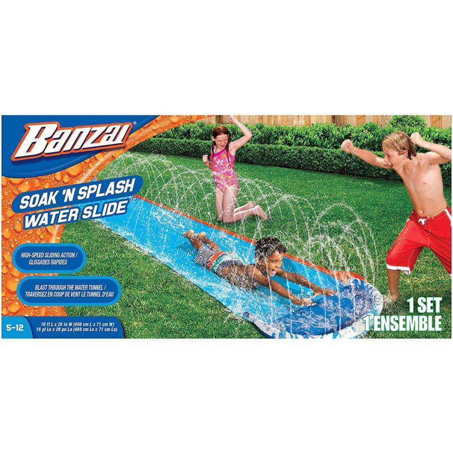 フロート プール 水遊び 01123 BANZAI Soak 'N Splash Water Slide_2