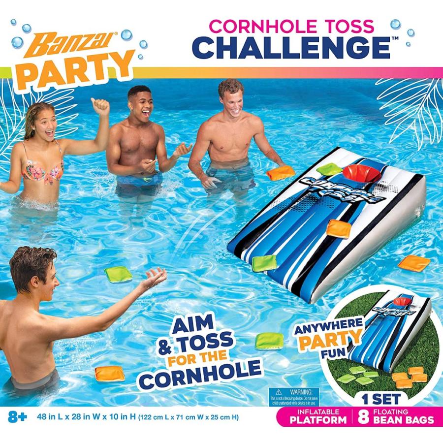 【メール便】 フロート プール 水遊び 35938FR BANZAI Holely Hit Cornhole Toss 【2468331454】(13425円)