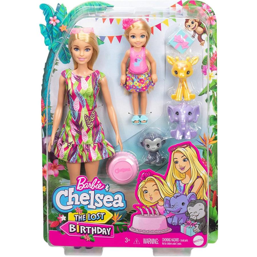 バービー バービー人形 GTM82 Barbie and Chelsea The Lost Birthday Playset Chelsea Dolls, 3 Pets \u0026 Accの画像