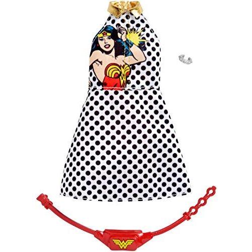 バービー バービー人形 着せ替え FXK86 Barbie Clothes: Wonder Woman Outfit Doll， Graphic Polka-Dot