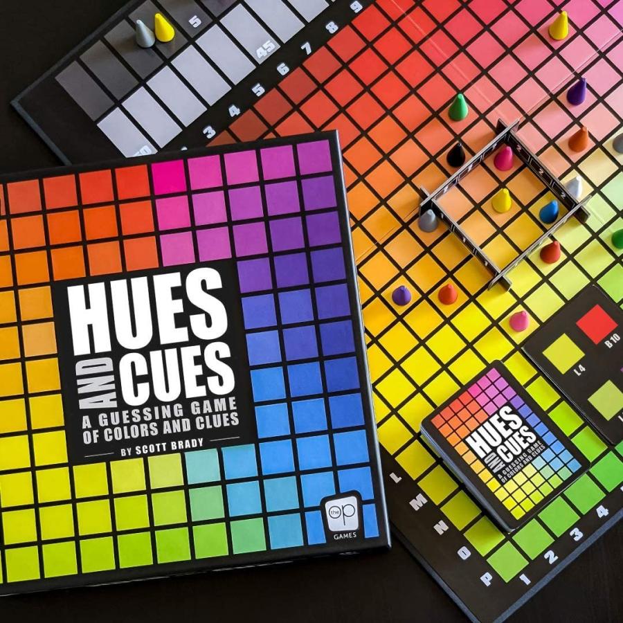 ボードゲーム 英語 アメリカ PA135-725-002000-04 HUES and CUES - Vibrant Color Guessing Board Game fの画像
