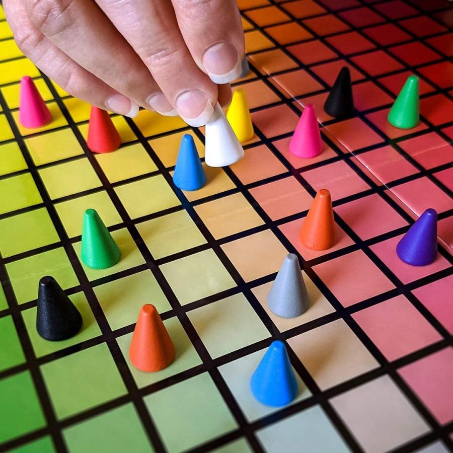 ボードゲーム 英語 アメリカ PA135-725-002000-04 HUES and CUES - Vibrant Color Guessing Board Game fの画像