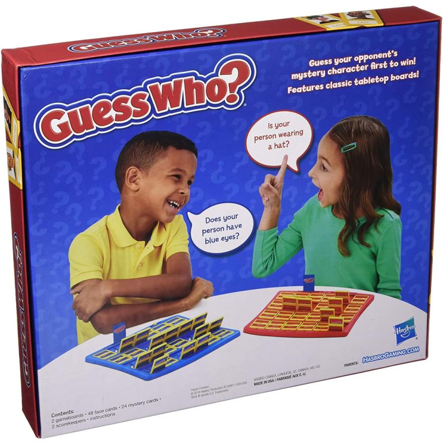 ボードゲーム 英語 アメリカ C2124079 Guess Who? Original Guessing Game for Kids Ages 6 and Up for 2の画像