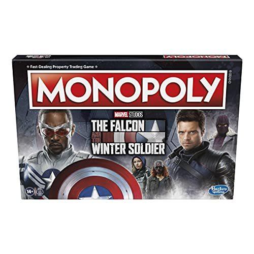 ボードゲーム 英語 アメリカ F5851 Monopoly: Marvel Studios' The Falcon and The Winter Soldier Editi