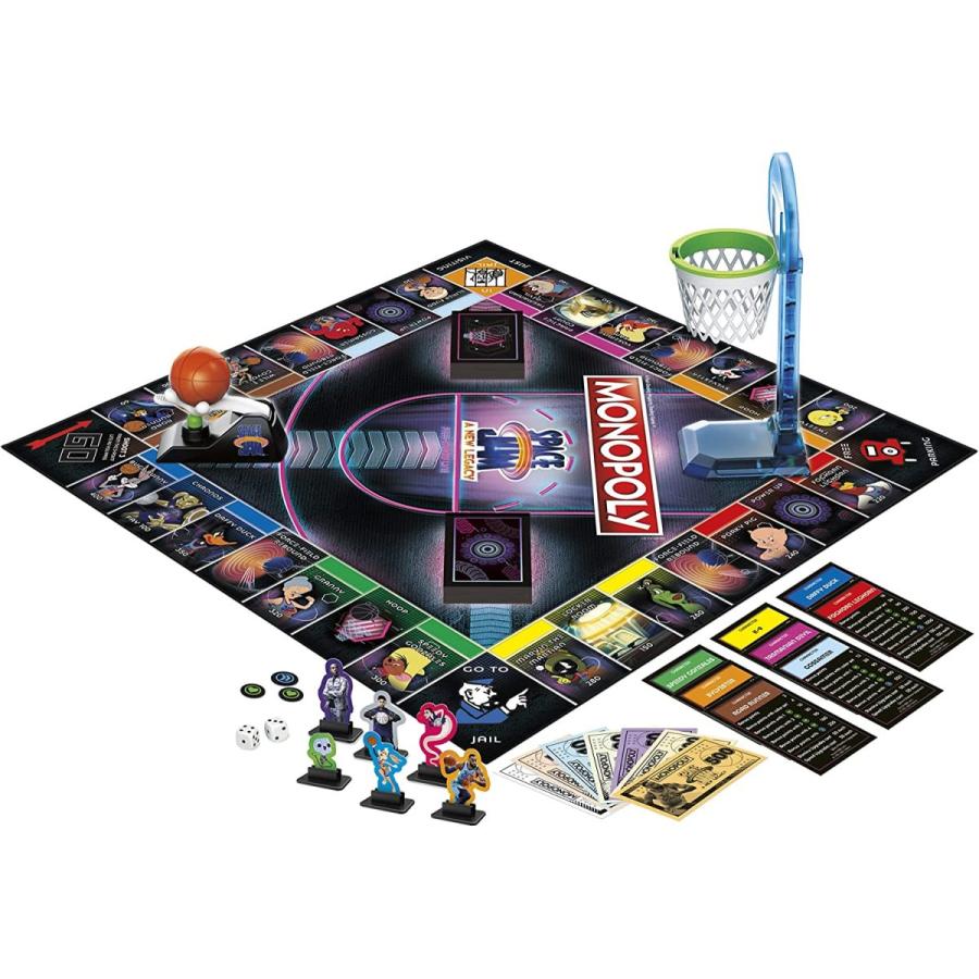 ボードゲーム 英語 アメリカ F1658 Monopoly: Space Jam A New Legacy Edition Family Board Game, Stratの画像