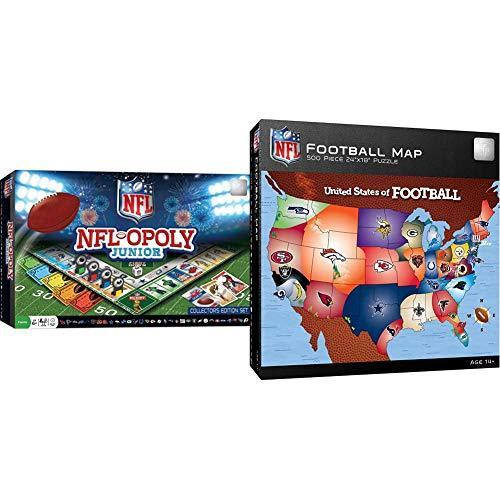 新発売の ボードゲーム 英語 アメリカ Masterpieces Nfl Opoly Junior Board Game Collector S Edition Set For お歳暮 Mobile Scotturb Com